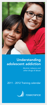 Understanding Adolescent Addiction training brochure