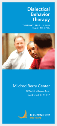 Dialectical Behavior Therapy training brochure