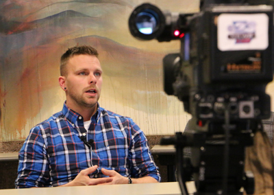 Tyler Lybert shares his story with local television station WREX.  Click here to watch the interview.