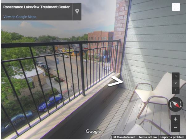 Rosecrance Lakeview Treatment Center balcony